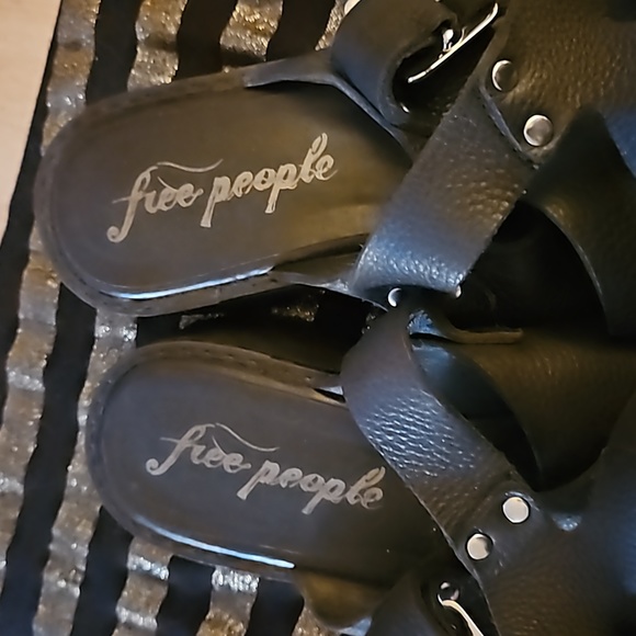 Free People Leto ankle wrap buckle sandal - Picture 3 of 5